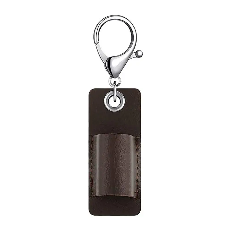 

Leather Pen Holder Portable Pencil Holder Clip Lanyard Anti-Lost Leather Badge Pencil Holder Leather Pen Pouch Holder Pocket