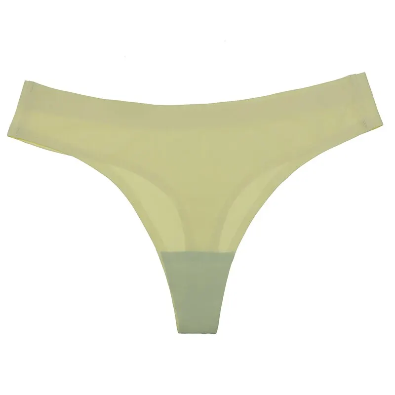 Women Seamless Thong Panties Low Waist Underwear Sexy Ladies Briefs Lingere Panty Underware Comfortable Ladies Thong Girls