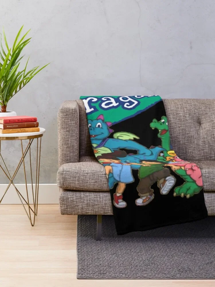 Dragon Tales Graphic Classic Throw Blanket Luxury Thicken For Decorative Sofa Custom Giant Sofa Blankets 2
