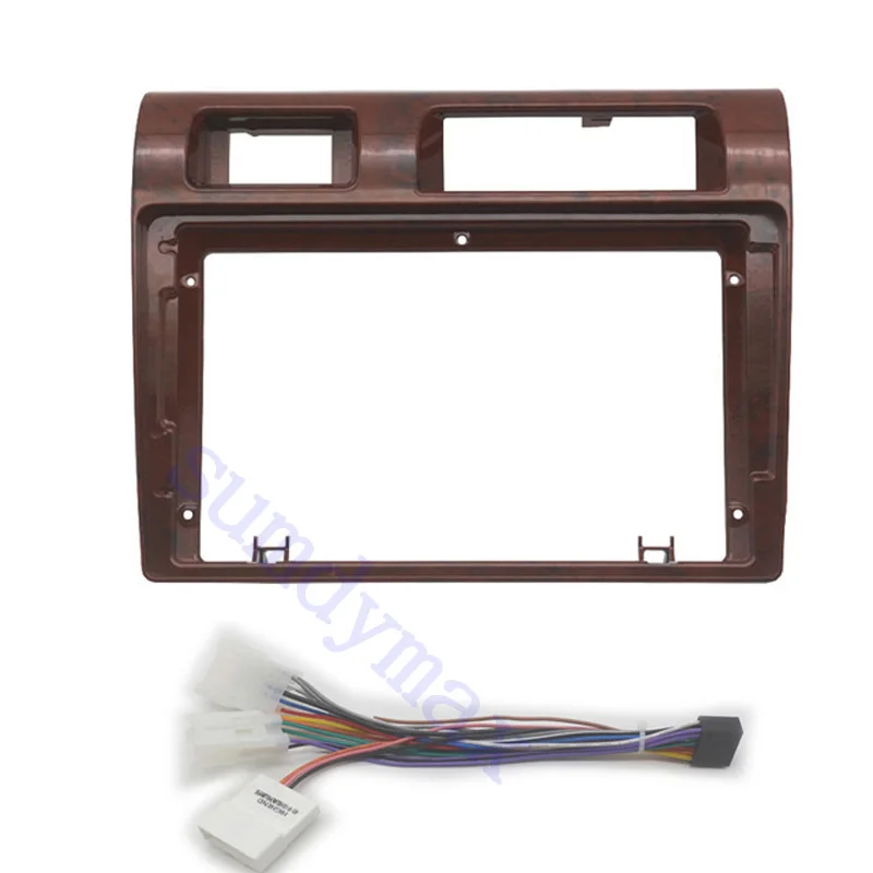 

9inch 2DIN Car DVD Radio Fascia Mounted for Toyota land cruiser pickup 2014-2020 Stereo Dashboard Surrounded Panel Fitting Frame