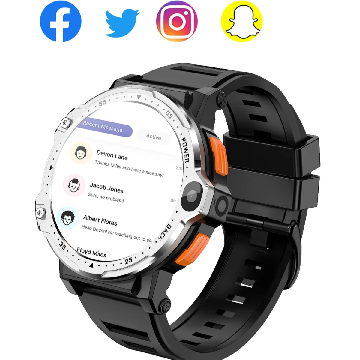  ī޶  GPS Ŵ Ʈ ġ, 1.54 ġ HD  ũ, 4G Ʈ ġ SIM ī, 800W, 800mAh ͸,  ǰ