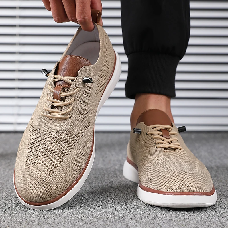 Men Canvas Shoe Outdoor Breathable Flat Shoes Comfortable All Day Long Have Excellent Fit Walking Shoes Suitable for Daily Wear