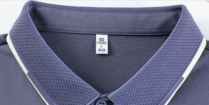 2025 Wool Silk Cotton Men's Long Sleeve Polo Shirts For Men Clothing Polo Shirt Luxury Men Spring Autumn Shirts Polo T Shirt Man