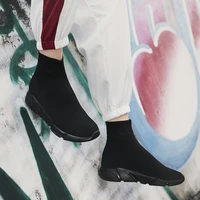 Classic Black Socks Runing Shoes Men High Sock Trainers Women Slip on Couple Casual Shoes Lightweight Sneakers Men basket homme - Image 5