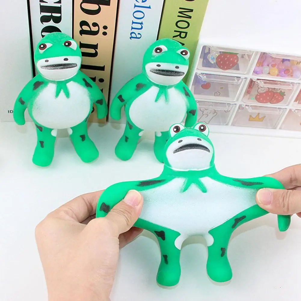 

Novelty Interesting Soft TPR Kids Gift Toy Stress Relief Toy Squeeze Toy Jokes Pinch Squeeze Anxiety Toy Frog Toy Practical F8F0
