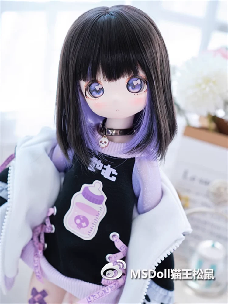 New Arrival BJD Doll Wigs Long Hair For 1/3 1/4 MDD DD Hair Accessories Girls DIY Gift