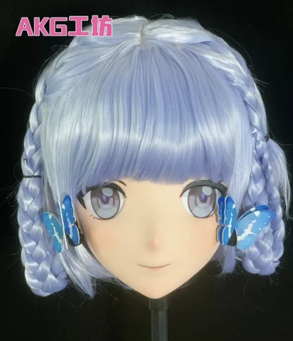 

cos wear wig messy micro roll cosplay high-temperature silk