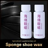 1 Multifunctional Double-Faced Shoe Polish Colorless Light Rub Leather Care Oil Sponge Wax Black Shoes Brush Household Cleaning 3