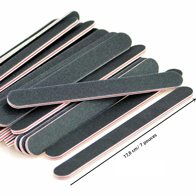 Limes à ongles en panneau d'émeri, limes en papier de verre droites pour manucure à faire soi-même, 5 pièces 4 Limes à ongles en panneau d'émeri, limes en papier de verre droites pour manucure à faire soi-même, 5 pièces 4