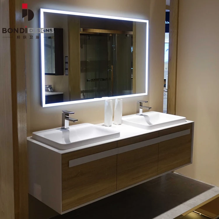 

Wholesale Wooden Bathroom Furniture Designs Solid Wood Bathroom Cabinet