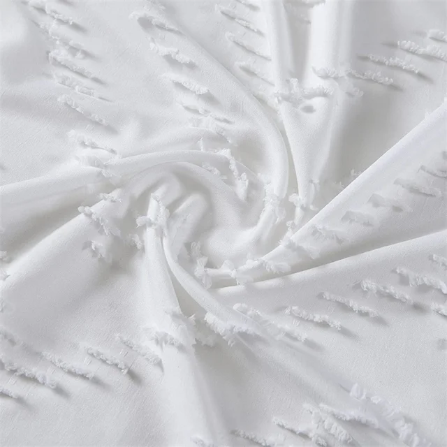 방수 직조 패브릭 샤워 커튼: 욕실의 세련된 기능성 업그레이드