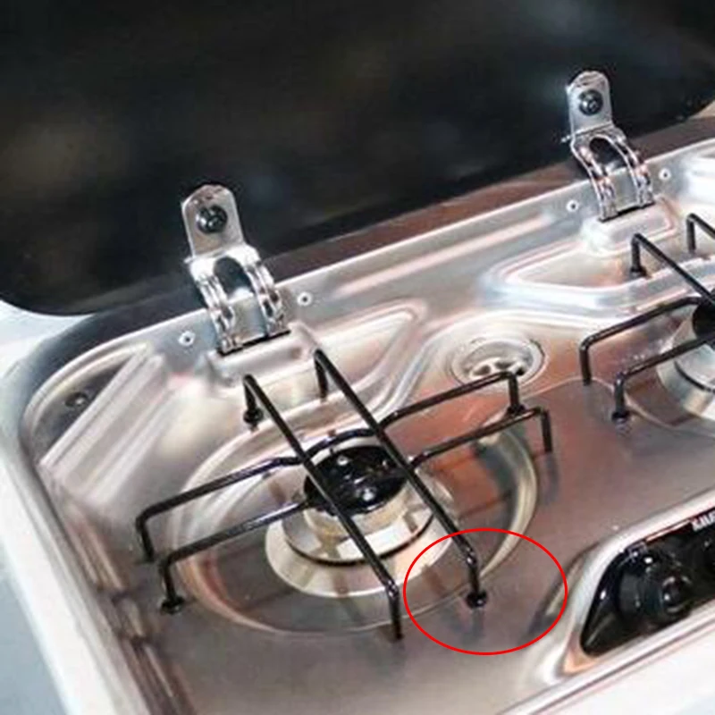 10-Piece Black Heat Resistant Scratch-Reducing Stove Grommet Set