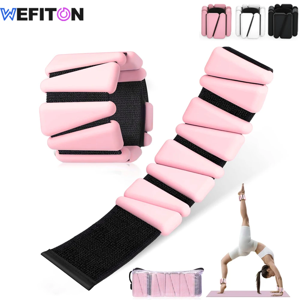 Wrist Weights Set Of 2 (1LB Each) Adjustable Ankle Weights