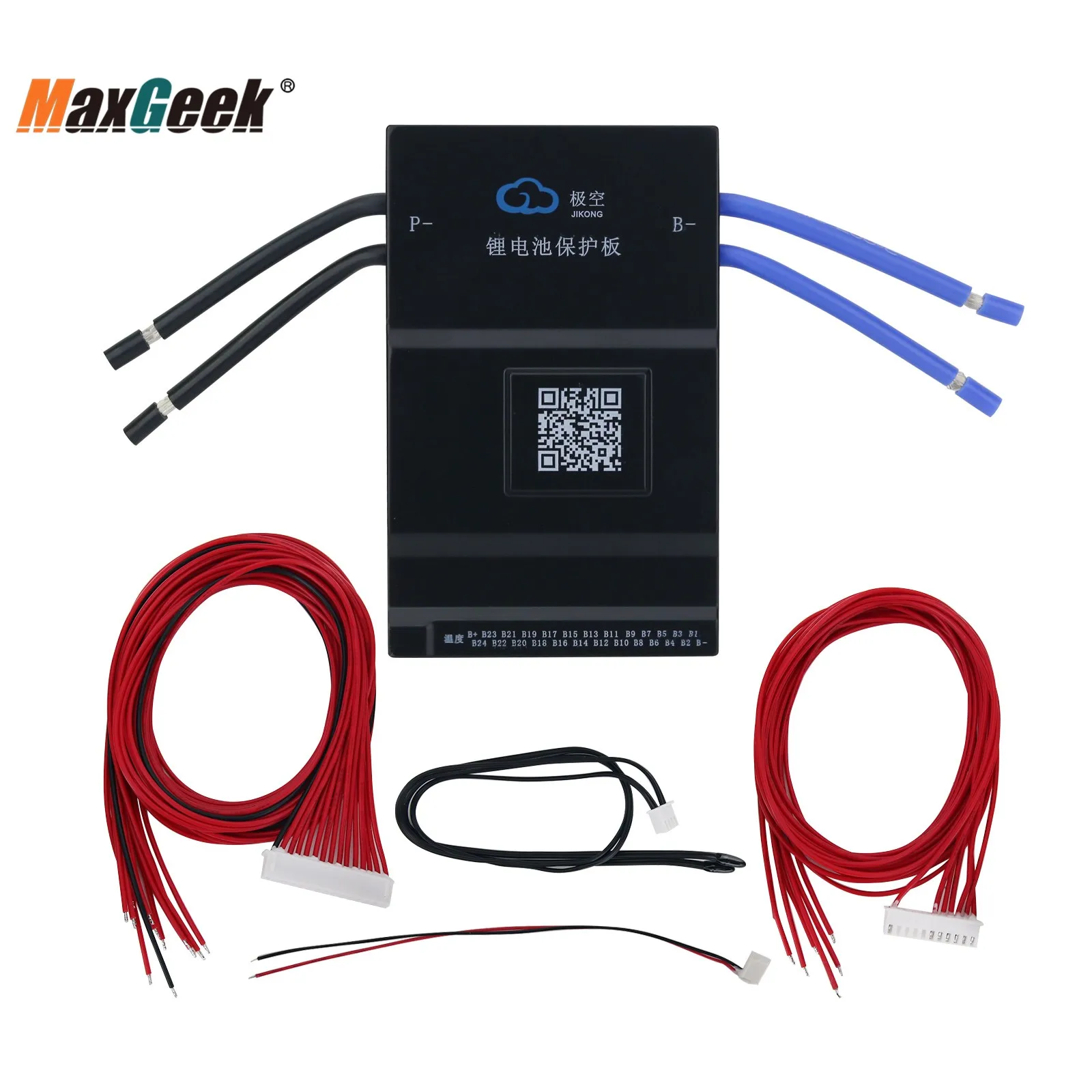 

Maxgeek JK-B2A24S15P 8-24S 2A умный BMS активный Балансирующий эквалайзер 150A непрерывный разряд/ток заряда