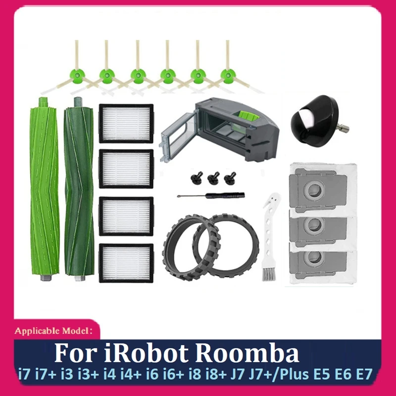 

Robotic Vacuum Cleaner Brush Accessories For Irobot Roomba I7 I7+ I3 I3+ I4 I4+ I6 I6+ I8 I8+ J7 J7+/Plus E5 E6 E7