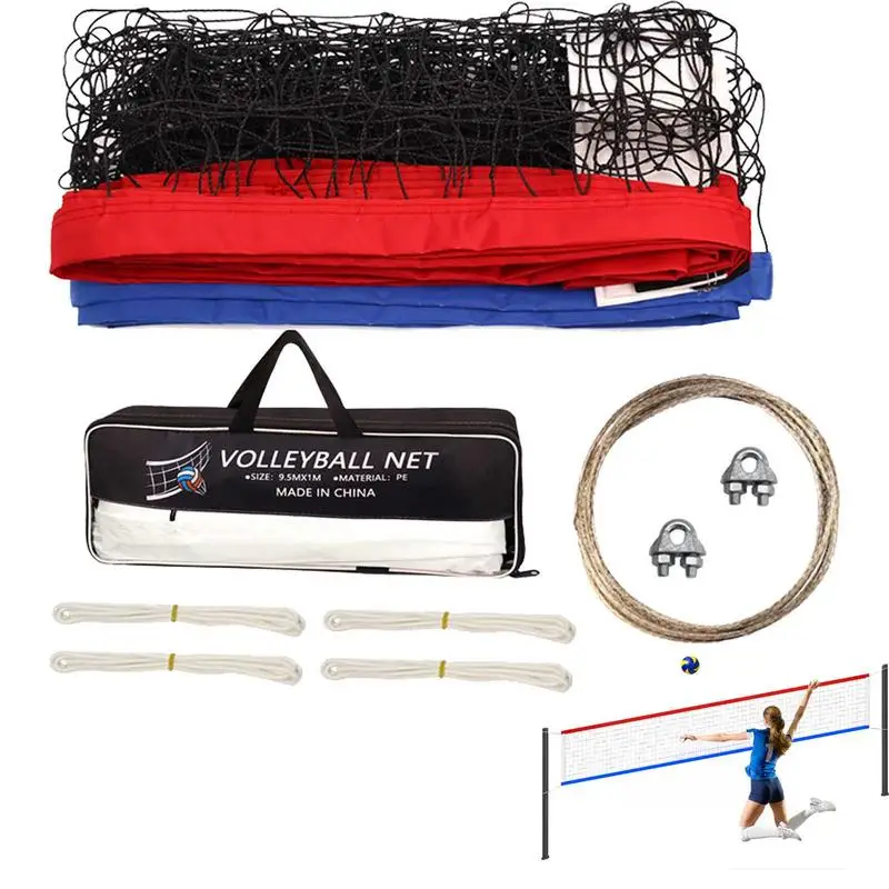 

Volleyball Net For Backyard 31x3FT Professional Volleyball Net Outdoor Heavy Duty Portable Volleyball Net For Backyard Pool