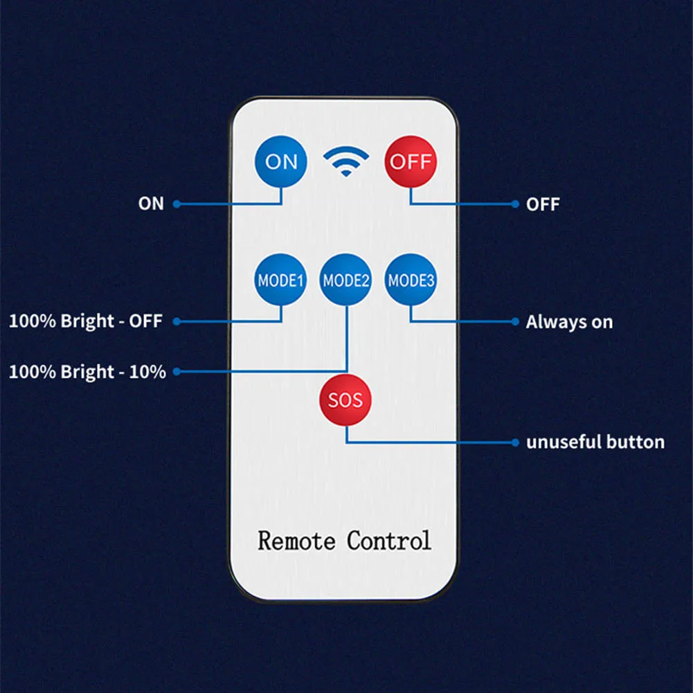 LED Garden Lamp with Remote Control White Light LED Solar Street Light IP65 Waterproof Outdoor Garden Wall Lamp for Hallway Yard