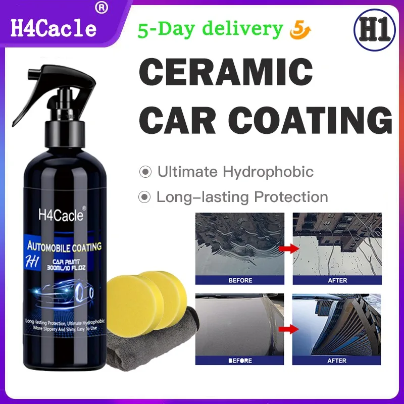 H1 Rivestimento Per Auto In Ceramica Spray Per Dettagli Rapidi-Estendere La Protezione Delle Cere Sigillanti Rivestimenti Quick Waterless Paint Care C
