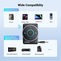 UGREEN USB Bluetooth 5.4 Car Receiver Adapter with Mics and Noise Cancellation, USB AUX Bluetooth Receiver Car Kit Stereo Audio - Image 6