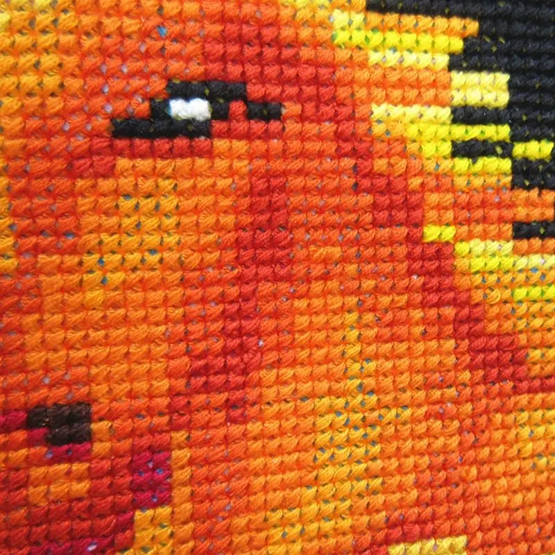 Pure handmade artificial cross stitch finished product, achieving success on horseback. Eight Jun picture, new living room and