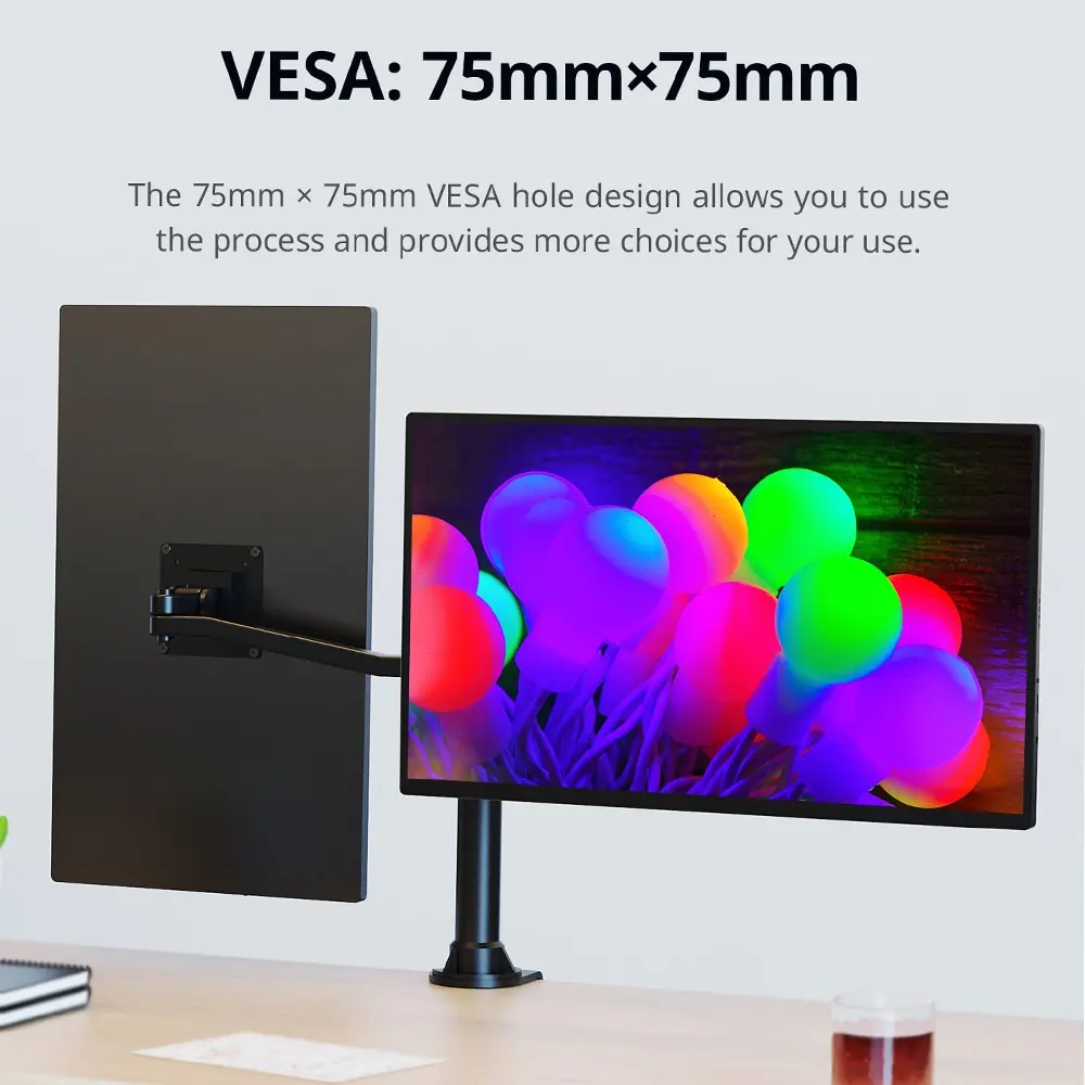 XIANWEI ޴  Ʈ  100% sRGB  ݼ  ÷, USB C 3.1, ޴ Ʈ  ̴ PC PS4/5 , 18.5 ġ, 100Hz