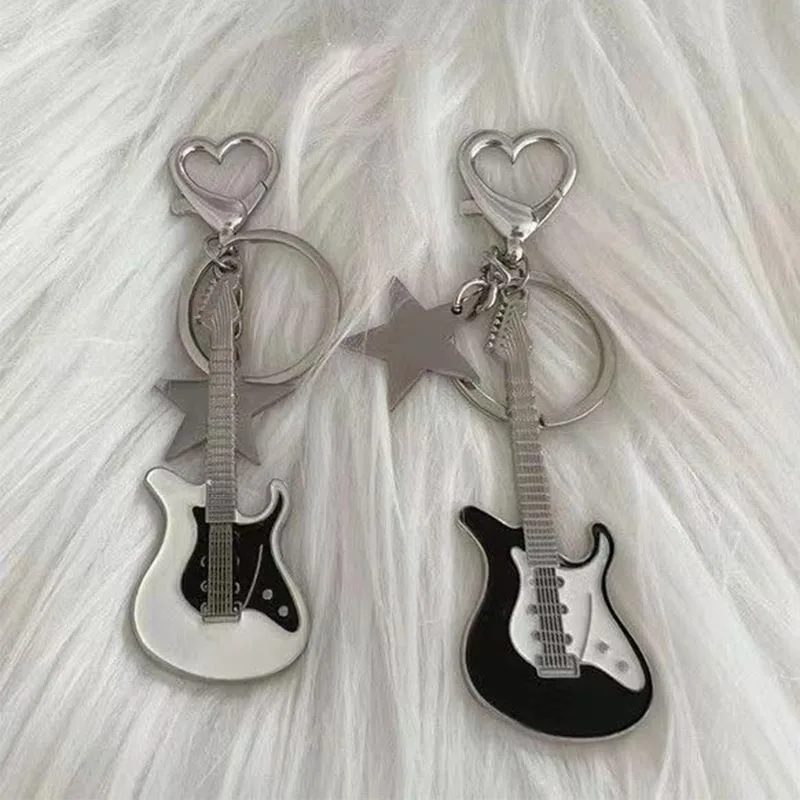 guitar key chain for men women accessories gift