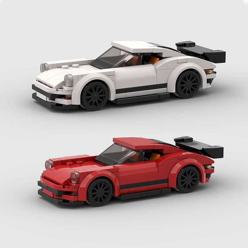 2025 새로운 MOC 터보 시티 테크니컬 스피드카 스포츠 레이싱 자동차 레이서 빌딩 블록 교육용 장난감 친구 선물