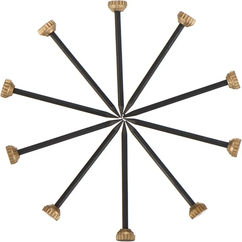 Picture Frame Hangers 120Pcs Picture Pins Brass Head Nails Wall Decorative Nail for Hanging Pictures Frame Kit
