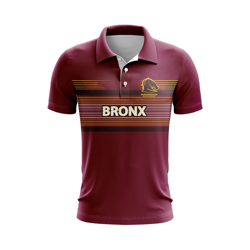 2024 Brisbane Mustang ANZAC Polo Shirt High Quality Home and Away