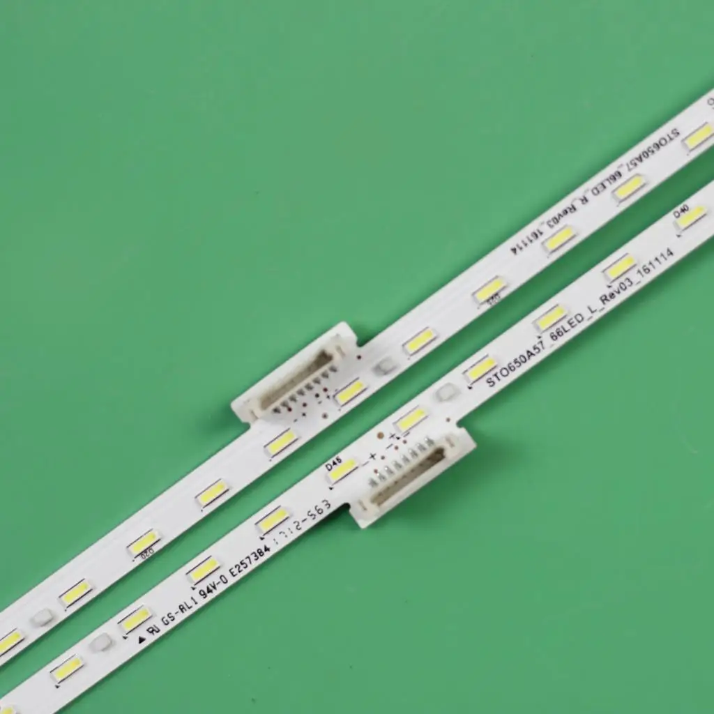 ο 2PCS 715mm LED Ʈ  XBR-65X850E STO650A57_66LED_R L_REV03_161114 JP-394V-0 306084 056380310061R721 760.0260A.000