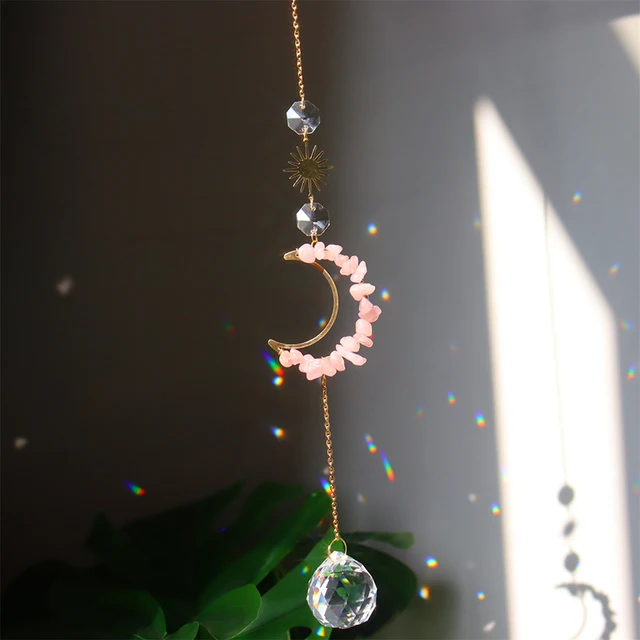 Crystal Suncatcher Hópehely Ólomüveg Medál Függő Világos Fogó Ékszerek Tükröződik Szélcsengő Karácsonyi Ajándék Otthoni Dekoráció - Image 3