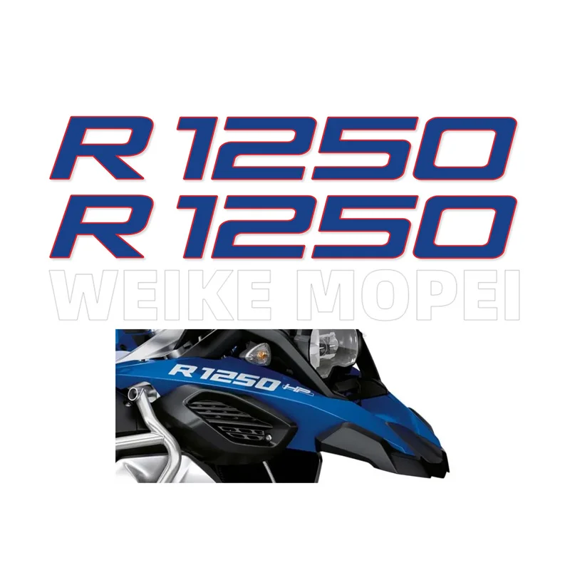 For Bmw R1250GS R 1250 Gs r1250 Motorcycle Front Headlight Fairing Stickers Moto Decals