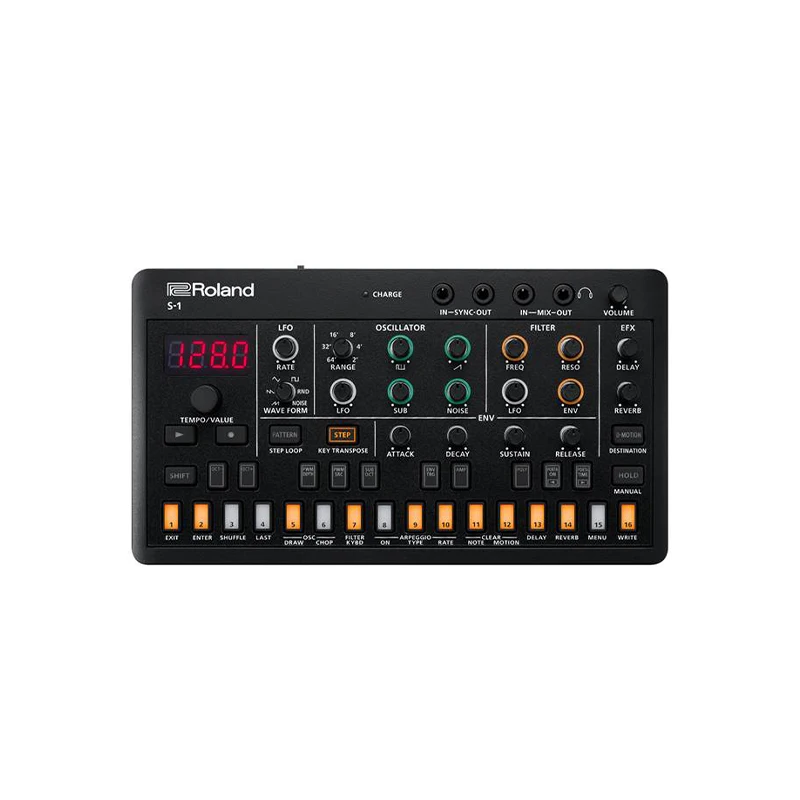 ポータブルシンセサイザー,スタジオ,roland T-8 beat,E-4音声