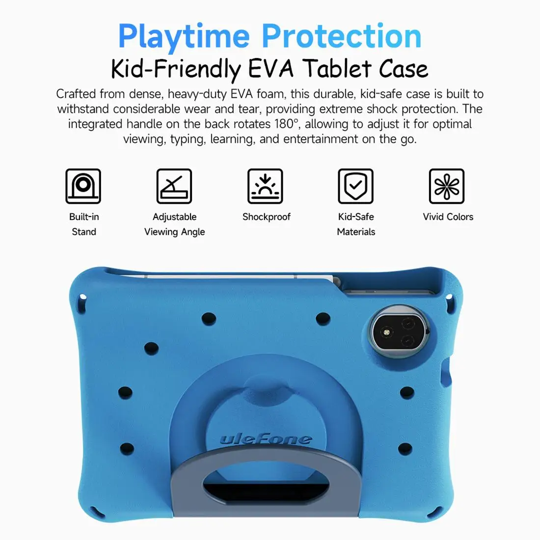 Ulefone Tab A9 Pro Kids Tablet PC 6GB+128GB 8.68 inch Android 15 MediaTek Helio G91 Octa Core 4G Network EU Plug Kids Tablet