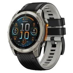 Sports Watch Band - QuickFit 22mm & 26mm Replacement Silicone Strap Bracelet for QuickFit 22mm (Black Gray 1)