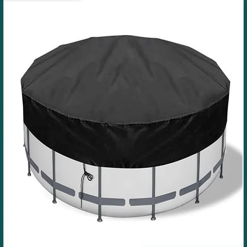 

Outdoor circular swimming pool dust cover foldable swimming pool waterproof and sunscreen cover Outdoor furniture dust cover