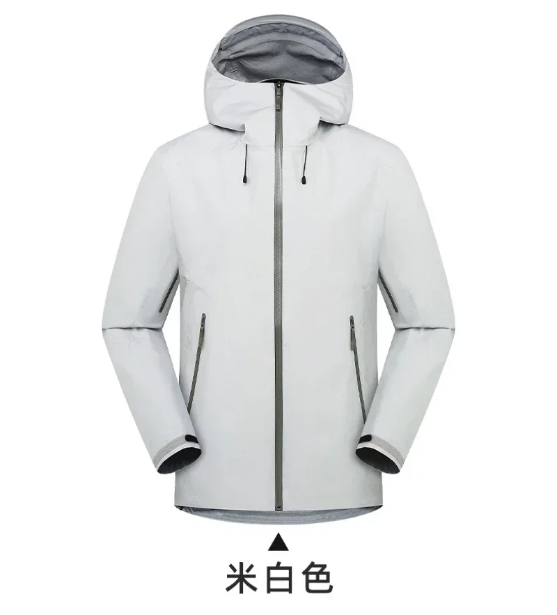 ARC Embroidery Three layer Outdoor Waterproof Windbreaker Hiking Jackets Mens High Quality Hunting Camping Fishing Coat 6