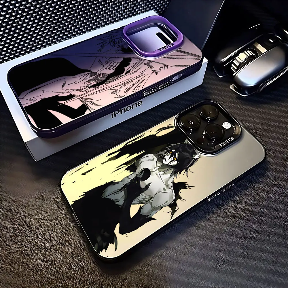 iPhone16くうのすけ様 Black Anime Bleachs Kurosaki Ichigo Phone Case For iPhone 16