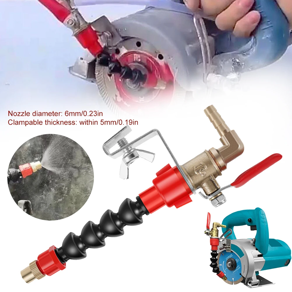 

Water Sprayer Nozzle Dust Remover Coolant Misting For Marble Brick Tile Cutting Machine Angle Grinder Cutter Power Tool Parts