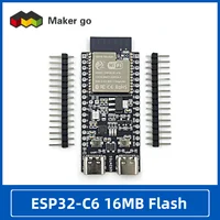 ESP32-C6 16MB Flash ESP32 WiFi+Bluetooth Internet Of Things ESP Development Board Core Board ESP32-C6-DevKit N16 For Arduino