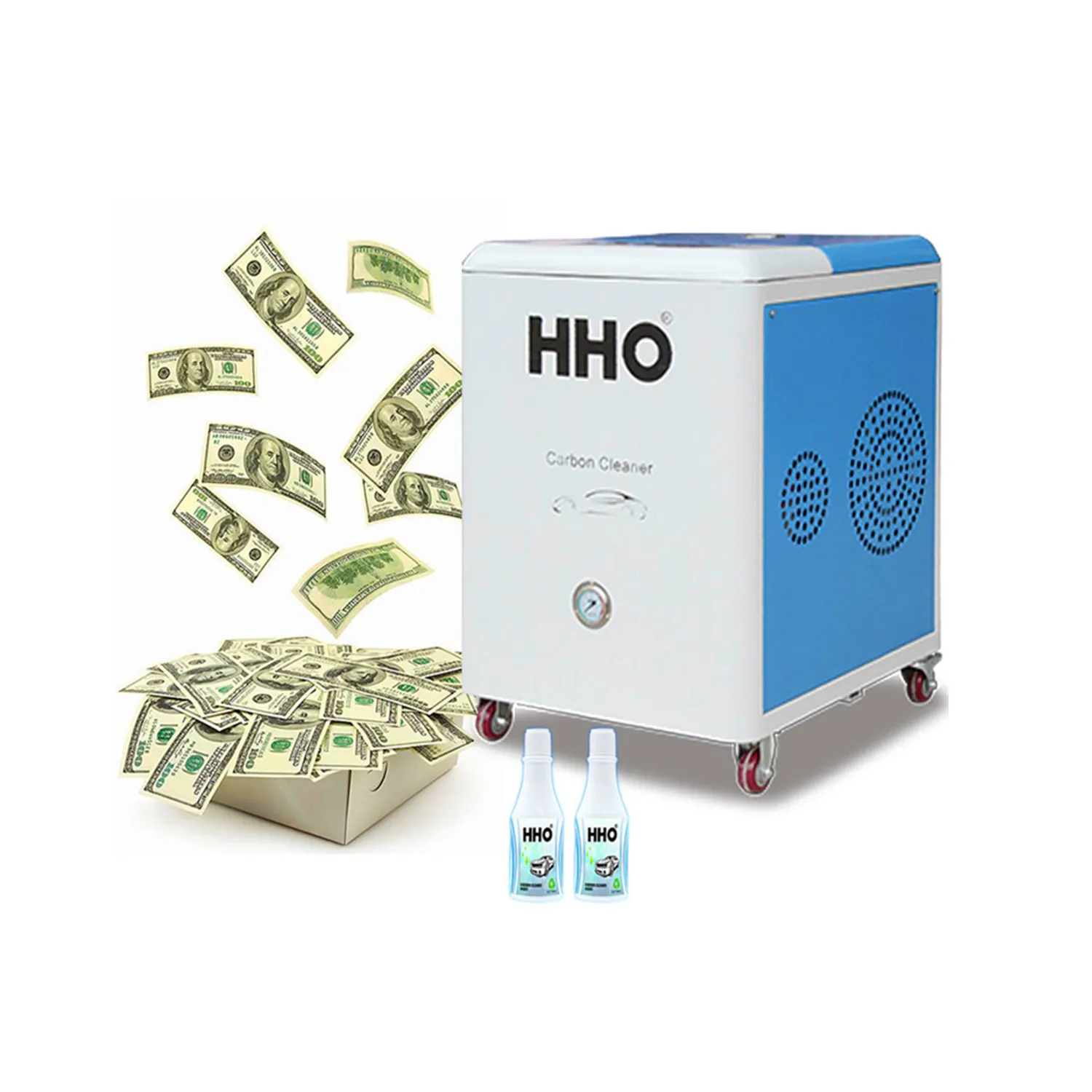 Mobile Car Engine Cleaning Equipment Diesel Egr Cleaner Dpf Filter Cleaning Machine Hho Carbon Cleaning Machine