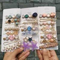 Candy Colors Pearl Hair Clip For Women Korean Hairpin 1