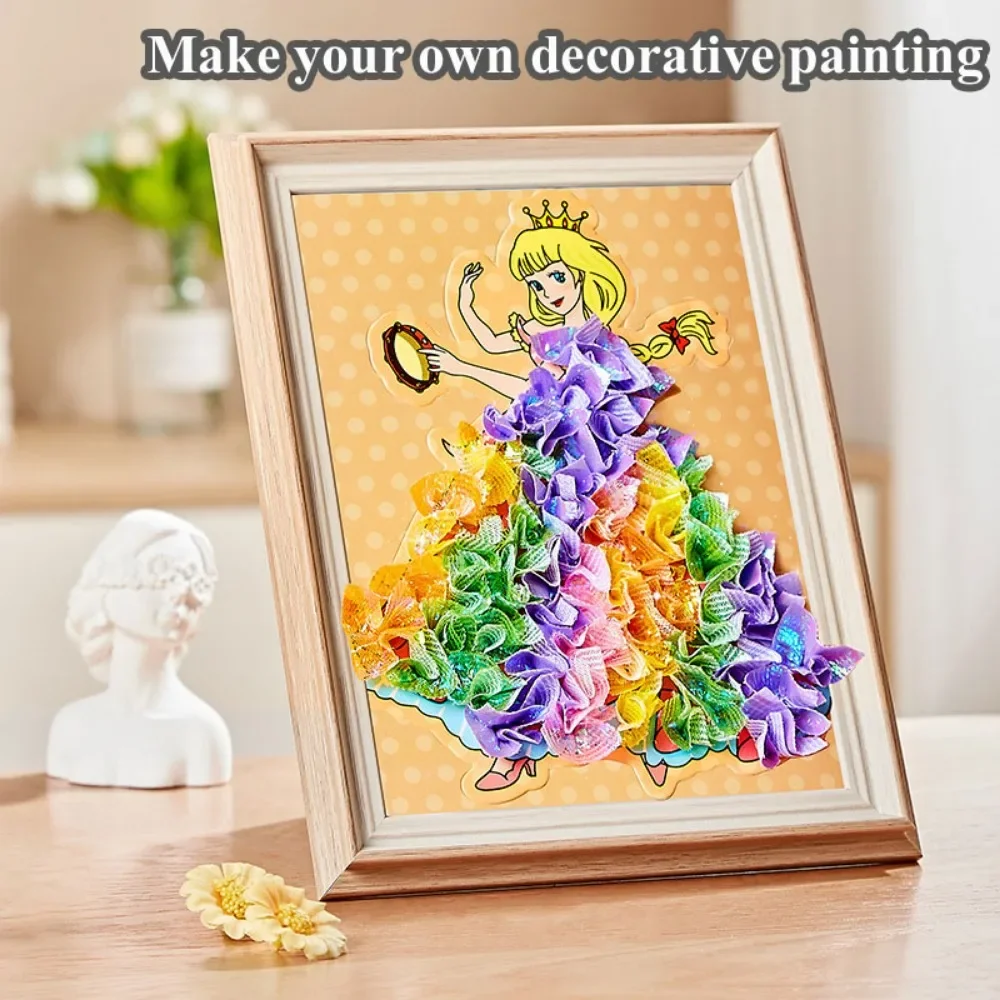 Kids Craft Kits Children Crystal Cartoon Painting Stickers Art Kit Kids  Cute Display Craft For Wall Decorations Portable - AliExpress