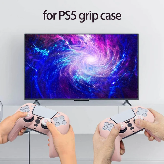 Nuova custodia protettiva in Silicone morbido rosa per Controller PS5  custodia per Gamepad in pelle Cover