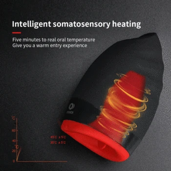 Masturbators for Men Sex Toys Silicone Automatic Heated Artificial Vagina Vibrator Men Masturbation Toy Bestseller 2022