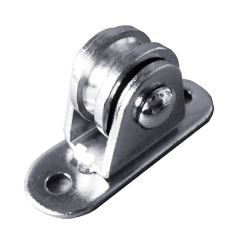 K1KA Single Pulley Block Small Pulley Block Smooth Wheel with Bearings Ceiling/Wall Mount Pulley Wheel for Wire Rope Cord 2