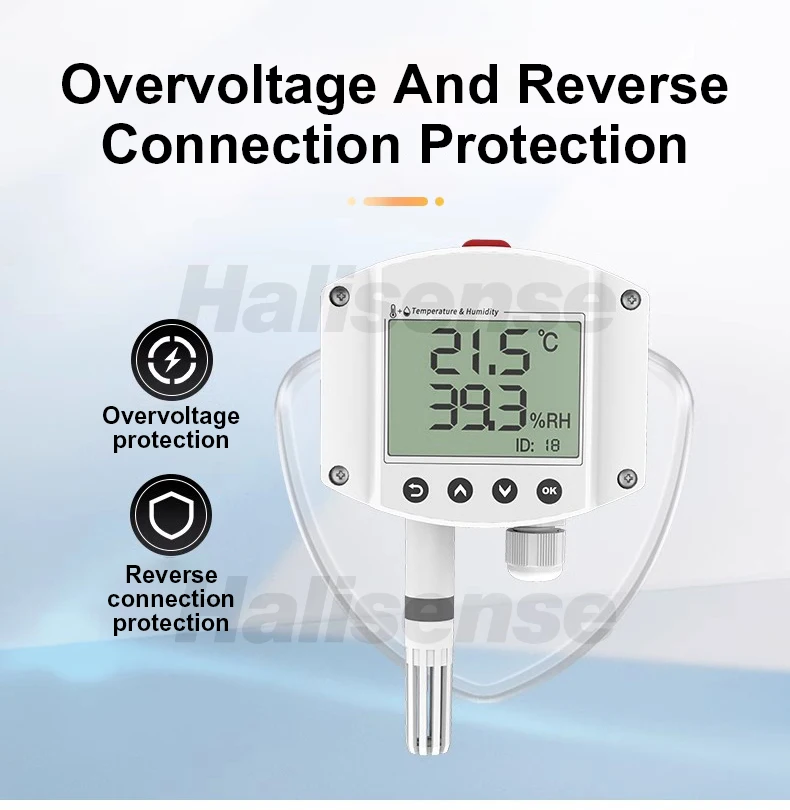 RS485 4-20mA 0-5V 0-10V Remote Monitor Wall Mount rs485 humidity and temperature