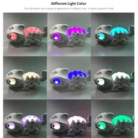 Dinosaur Control RC Animal Toys Remote Chameleon 2.4GHz Pet White Chameleon Color Changeable Smart Dinossauro Toy For Kids Gift 2