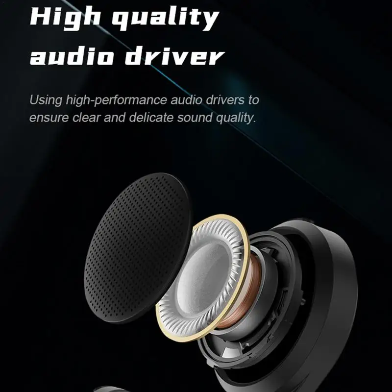 Motorcycle Helmet Bluetooth Headset, Sking Earphone, CVC Noise Cancellation Stereo Music Automatic Answering, High Sound