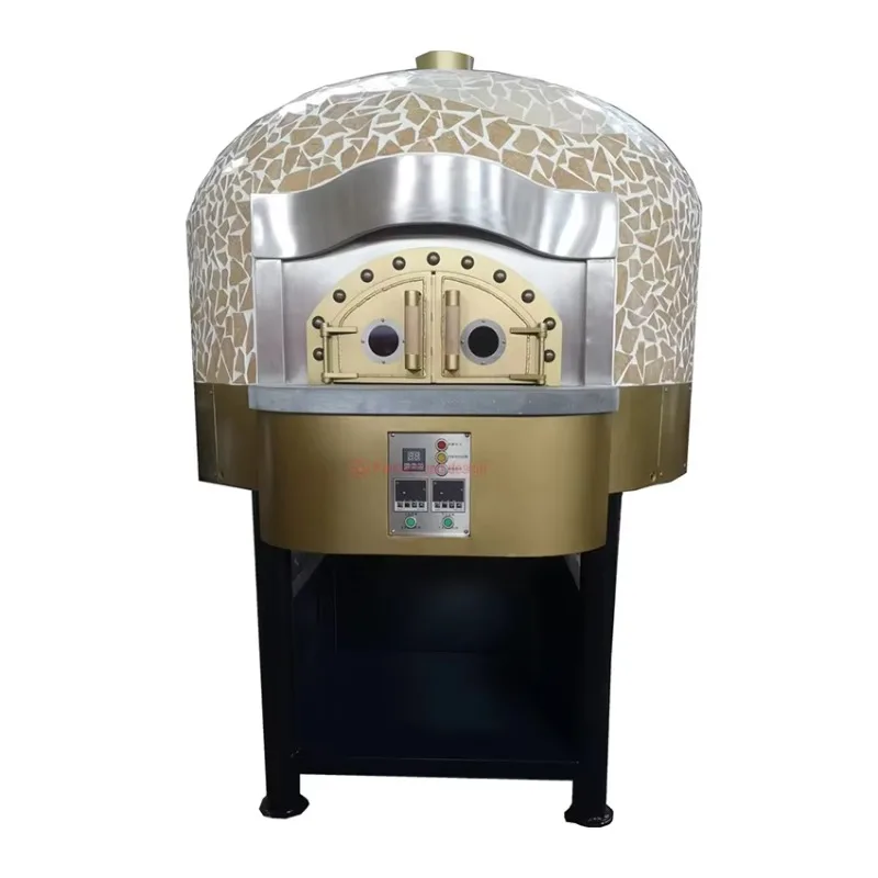 Four à pizza italien commercial à chauffage électrique pour extérieur, idéal pour boulangerie, restaurant, terrasse, cuisson sur mesure 1
